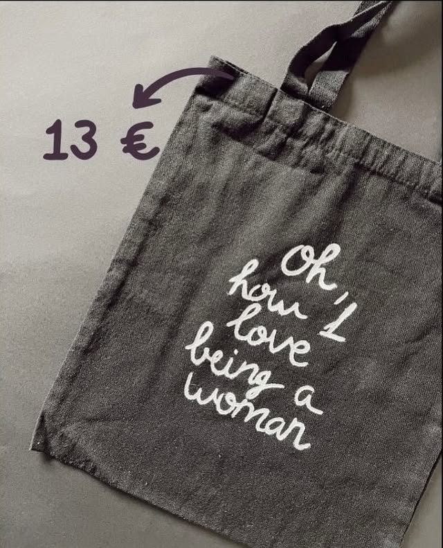 Tote bag artesanal portuguesa pintada à mão